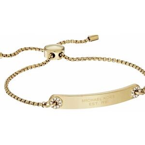 NWOT | Michael Kors | Gold & Pave Crystal Slider Bracelet